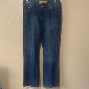 23. Seven7 size 14 Bootcut Jeans in Dark Indigo Rose Gold Hardware